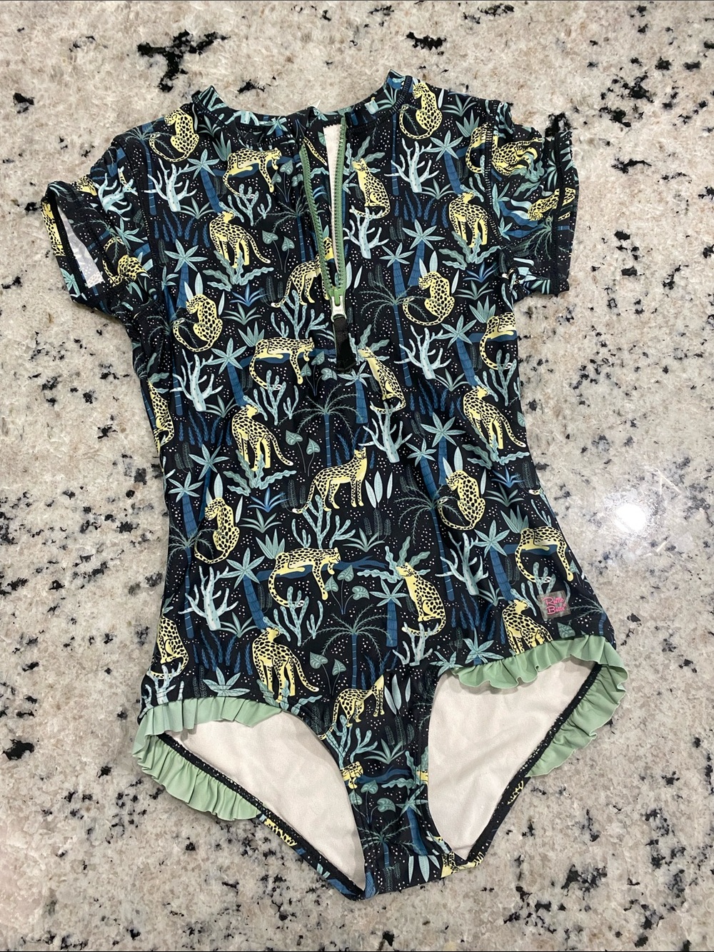 Ruffle Butts Swim Girls youth size 12